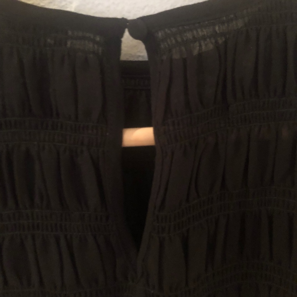 Express Black Ruffle Blouse - XS - Picture 3 of 10